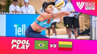 Thamela/Victoria vs. Paulikiene/Raupelyte - Pool Play Highlights | Cape Town 2025