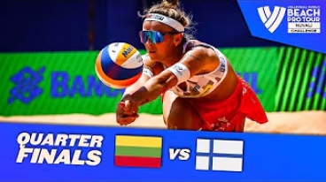Paulikiene/Raupelyte vs. Parkkinen/Prihti - Quarter Final Highlights | Nuvali 2025