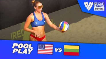 Anderson/Bauer vs. Raupelyte/Paulikiene - Pool Play Highlights | Chennai 2024