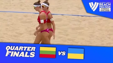 Raupelyte/Paulikiene vs. Davidova/Romaniuk - Quarter Finals Highlights | Chennai 2024