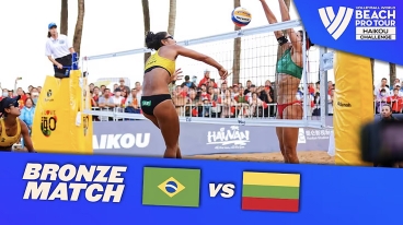 Tainá/Victoria vs. Paulikiene/Raupelyte - Bronze Match Highlights | Haikou 2023