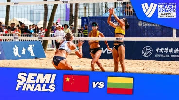 Zhu Lingdi/Sh. T. Cao vs. Paulikiene/Raupelyte - Semi Finals Highlights | Haikou 2023