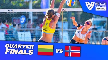 Paulikiene/Raupelyte vs. Helland-Hansen/Olimstad Quarter Finals Highlights Haikou 2023