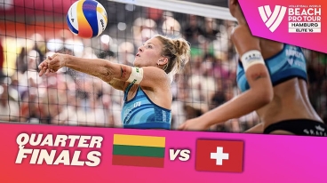 Raupelyte/Paulikiene vs. Hüberli/Brunner - Quarter Finals Highlights | Hamburg 2024