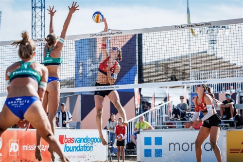 FOTO: CEV. Paulikiene/Raupelyte (LTU) vs Klinger D./Klinger R. (AUT)