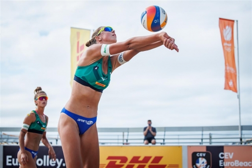 FOTO: CEV. Paulikiene/Raupelyte (LTU) vs Klinger D./Klinger R. (AUT)