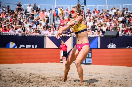 FOTO: CEV. Paulikiene/Raupelyte (LTU) vs Gottardi/Menegatti (ITA)