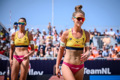 FOTO: CEV. Paulikiene/Raupelyte (LTU) vs Gottardi/Menegatti (ITA)