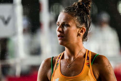 FOTO: Volleyball World. Paulikiene/Raupelyte (LTU) vs. Gottardi/Orsi Toth, R. (ITA)