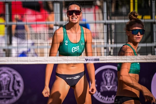 FOTO: Volleyball World. Ittlinger/Borger (GER) vs Paulikiene/Raupelyte (LTU)