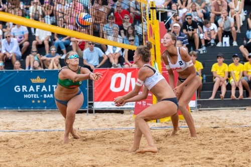 FOTO: Augustas Cetkauskas. Paulikiene/Raupelyte vs Andriukaityte/Karaliute