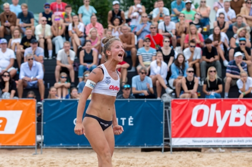 FOTO: Augustas Cetkauskas. Paulikiene/Raupelyte vs Andriukaityte/Karaliute
