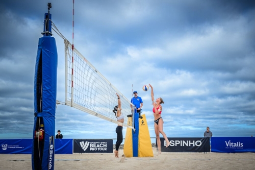 FOTO: Volleyball World. Paulikiene/Raupelyte (LTU) vs Bianchin/Scampoli (ITA)