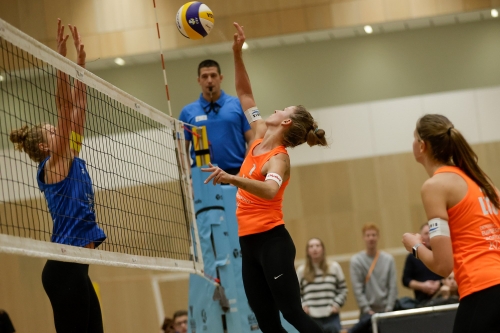FOTO: CEV. Bekhuis/Ypma (NED) vs Paulikiene/Raupelyte (LTU)