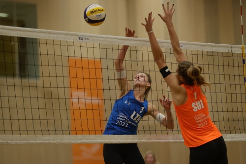FOTO: CEV. Kernen/Annique (SUI) vs Paulikiene/Raupelyte (LTU)
