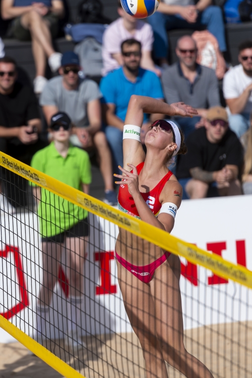 FOTO: Augustas Cetauskas. Paulikiene/Raupelyte (LTU) vs Remmelg/Hollas, H. (EST)