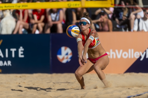 FOTO: Augustas Cetauskas. Paulikiene/Raupelyte (LTU) vs Remmelg/Hollas, H. (EST)