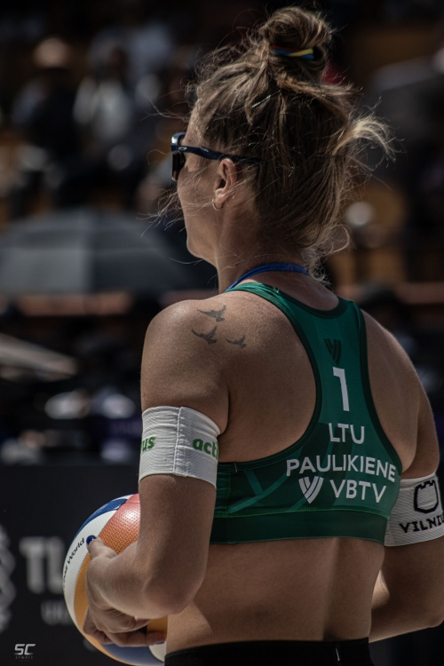 FOTO: SC Sports Media. Paulikiene/Raupelyte LTU vs	Pavelkova K./Pavelkova A. CZE