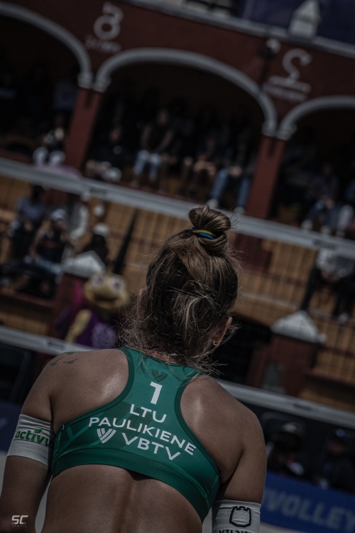 FOTO: SC Sports Media. Paulikiene/Raupelyte LTU vs	Pavelkova K./Pavelkova A. CZE