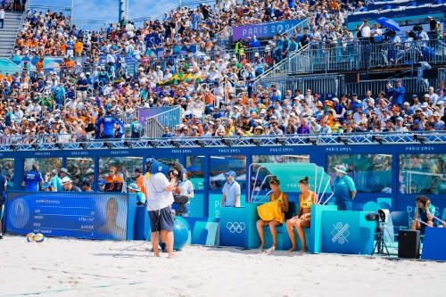 FOTO: Kipras Streimikis. Paulikiene/Raupelyte (LTU) vs Stam/Schoon (NED)