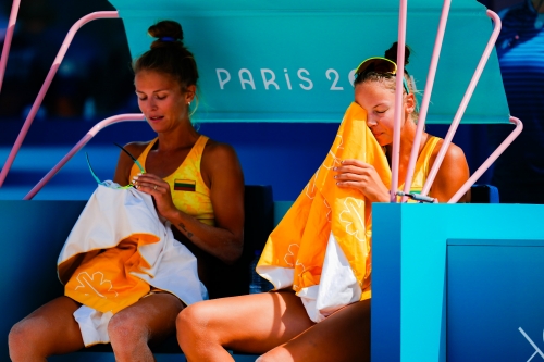FOTO: Kipras Streimikis. Paulikiene/Raupelyte (LTU) vs Stam/Schoon (NED)