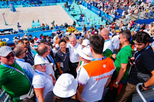 FOTO: Kipras Streimikis. Paulikiene/Raupelyte (LTU) vs Stam/Schoon (NED)