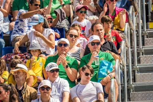FOTO: Vytautas Draginis. Paulikiene/Raupelyte (LTU) vs Stam/Schoon (NED)