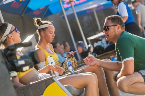 FOTO VOLLEYBALL WORLD. Paulikiene/Raupelyte vs Bock/Lippmann GER