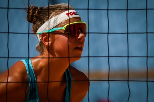 FOTO VOLLEYBALL WORLD. Placette/Richard (FRA) vs. Paulikiene/Raupelyte (LTU)